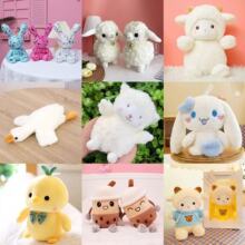 毛绒玩具新款八寸抓机娃娃可爱生日礼物公仔婚礼抛洒地推玩偶批发