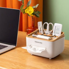 Tissue Box / Paper Towel Holder for Home Living Room Dining Room Coffee Table Nordic Simple Multifunctional Creative Light Luxury Stone Texture Paper Towel Box