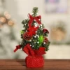 Bright cloth small tree red