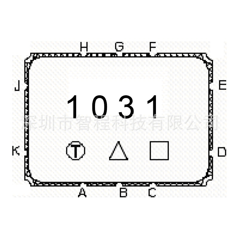 TB1031A 307.2MHz 中频滤波器 7X5 TST 拍前咨询