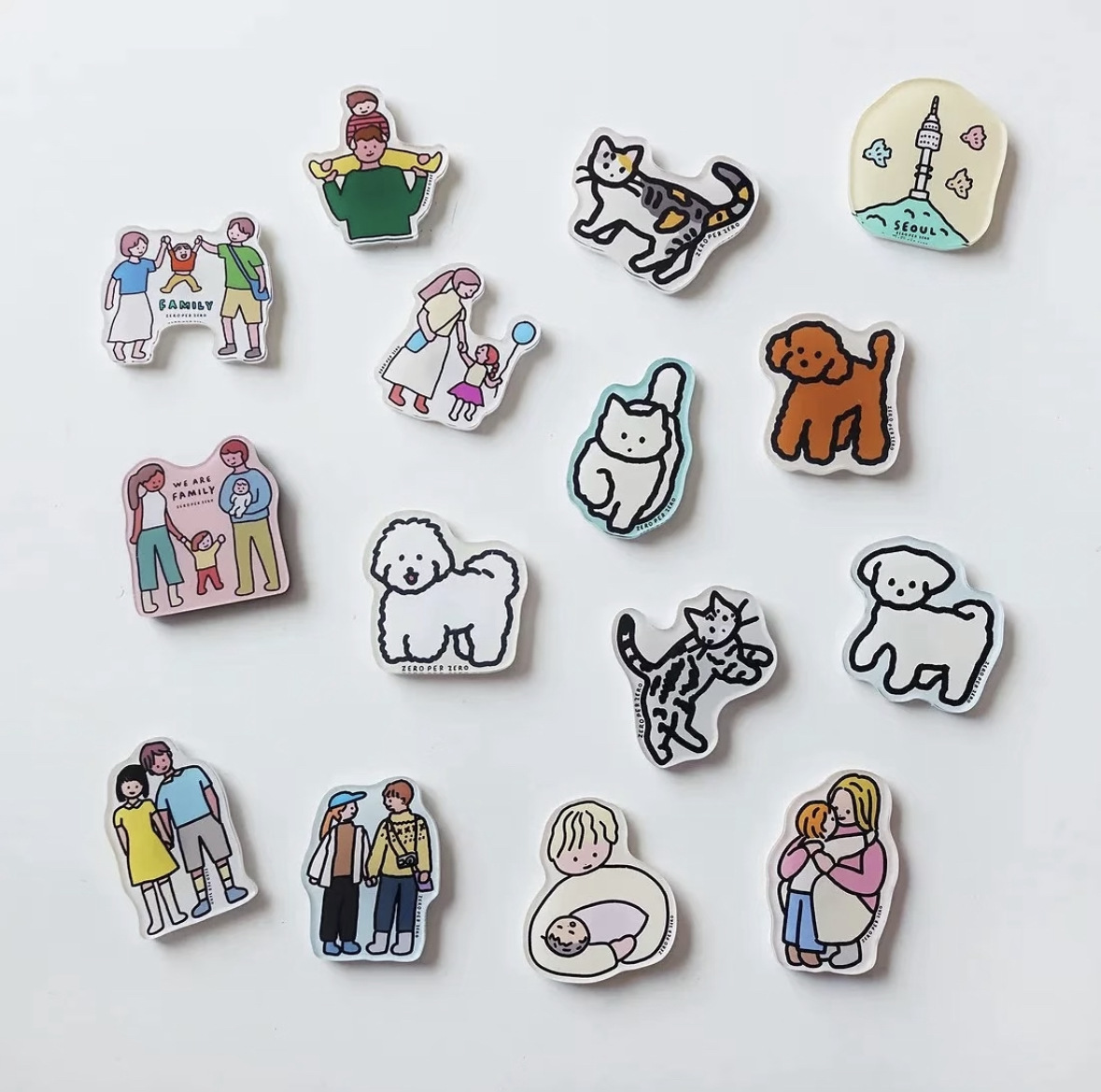 Acrylic Custom Fridge Magnets with Magnets, Anime Cartoons, Tourist Attractions, Celebrities, DIY Advertising, Cultural and Creative Small Gifts for Promotion