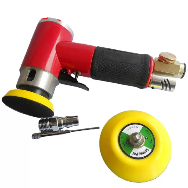 2寸3寸气动打磨机汽车打磨抛光打蜡小型气动抛光机模具木头蜡抛光