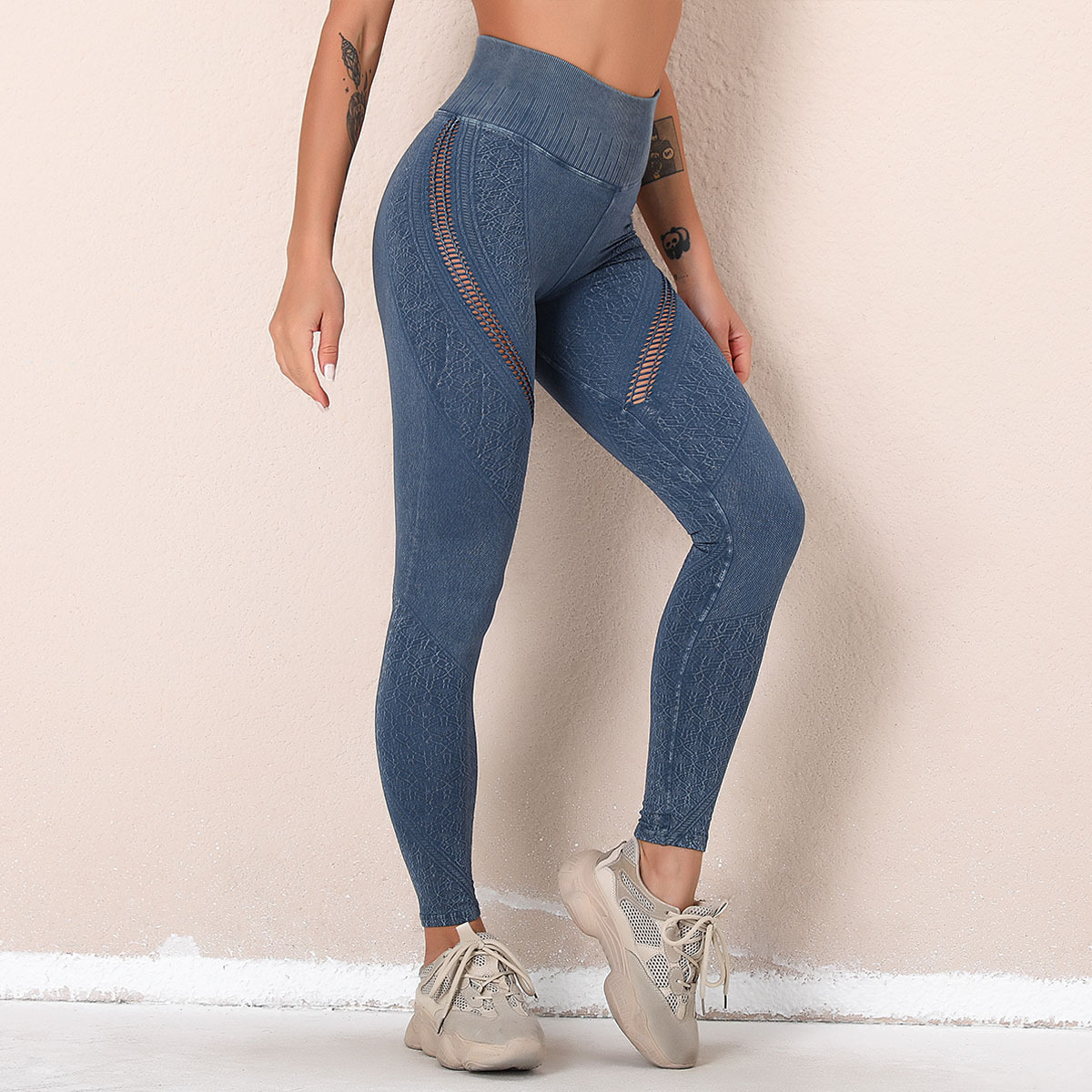 Seamless Washable Yoga Pants NSLX36655