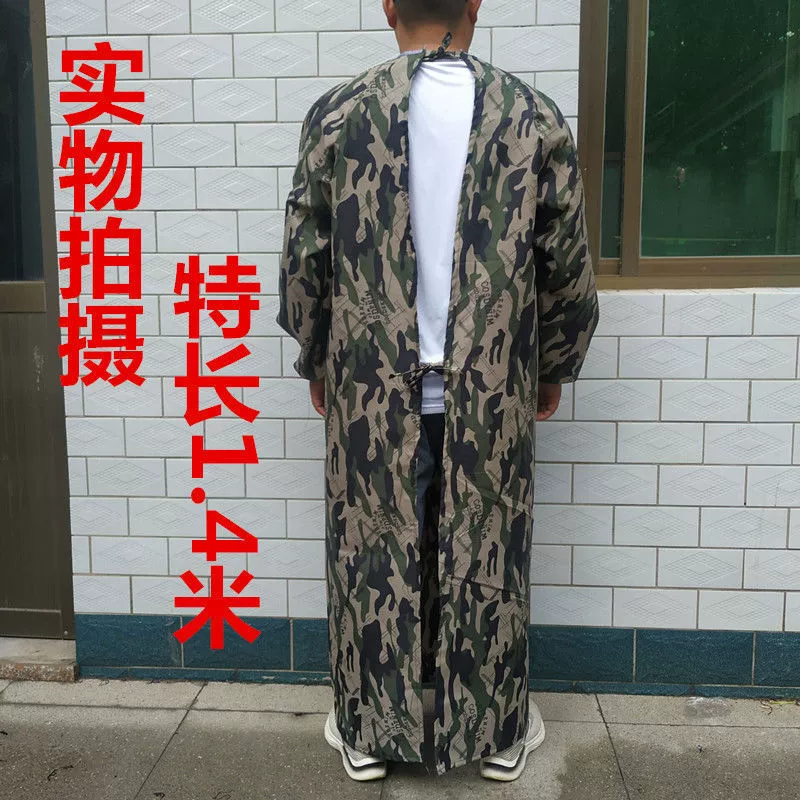 Новые удлиненные камуфляжные фартуки износостойкая и грязная одежда бытовая дышащая обратная одежда дышащая рабочая одежда с длинными рукавами