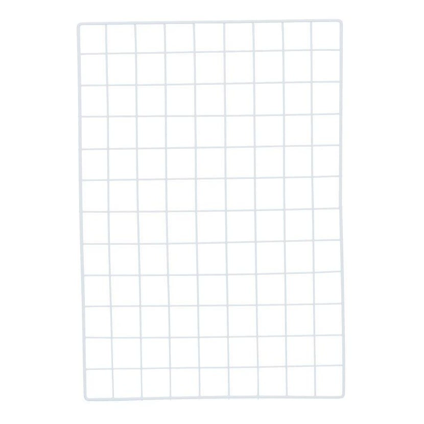 Оптовая металлическая сетчатая односторонняя стойка для одежды, супермаркетов, детских садов, настенная сетчатая стойка для хранения с различными размерами