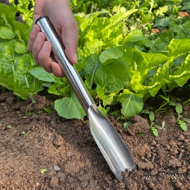 小さいシャベルは野菜の一体のステンレスを掘って土を掘って全鋼を植えて野菜の園芸の道具を植えます。|undefined