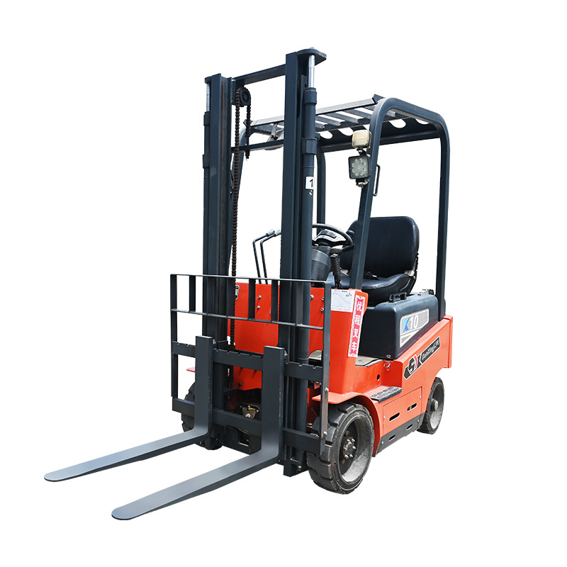 Carrileta elevadora eléctrica de tres puntos de apoyo de 0,5 toneladas a 3 toneladas de elevación de camión elevador de almacenamiento de cuatro ruedas