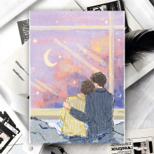 24������廭С������˫��ɫ�ʻ滭�廭С����˿�ܱ�����diy�ֻ�