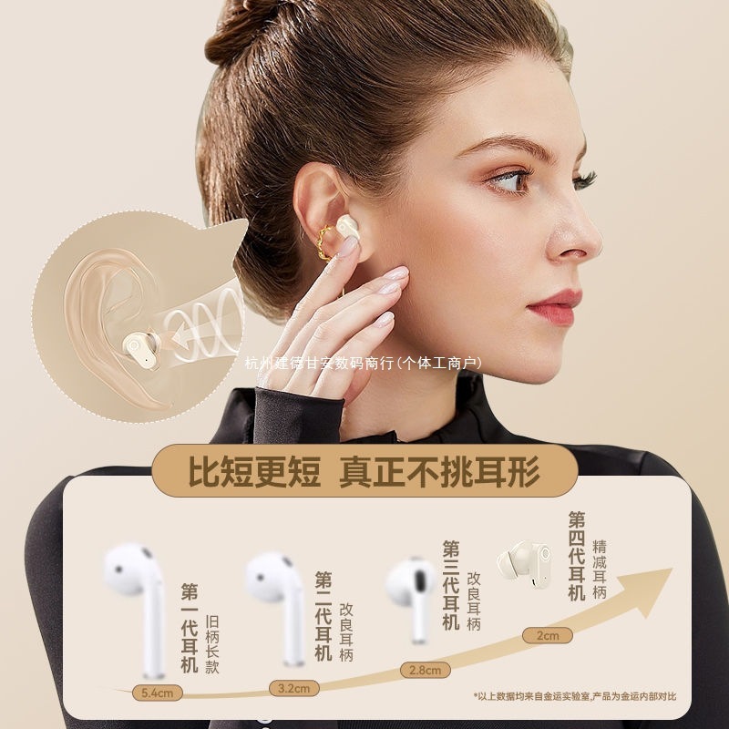 蓝牙耳机入耳式降噪真无线迷你高音质游戏运动超长续航2025新款|undefined