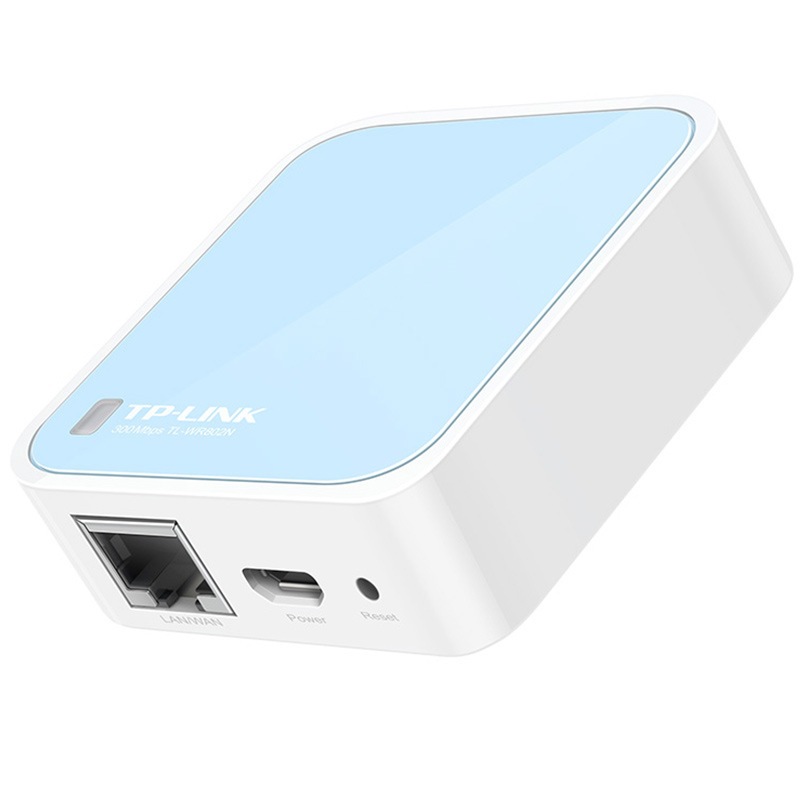 TP-LINK TL-WR802N 便携随身300M迷你型无线路由器USB供电Ap有线