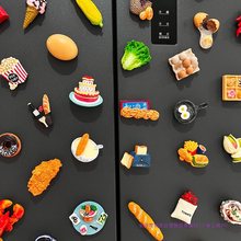 冰箱贴磁贴3d立体食玩装饰吸铁石ins风个性创意摆件磁性贴中其他