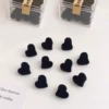 Flocking Black Love Heart [10 pieces box]...