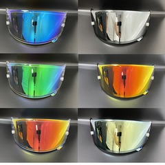 Suitable for SHOEI Z7 X14 RYD helmet electroplated lenses full-face Revo gold red silver blue black lenses anti-fog lenses