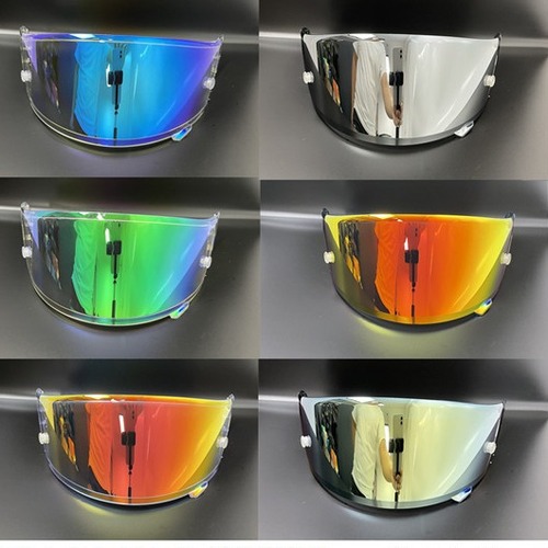 Suitable for SHOEI Z7 X14 RYD helmet electroplated lenses full-face Revo gold red silver blue black lenses anti-fog lenses