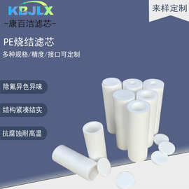 PE高分子聚乙烯滤芯小尺寸除氟化工电镀液化学药品水处理过滤芯