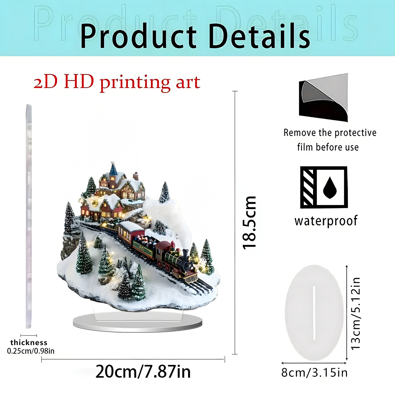 2026 nuevos productos transfronterizos Navidad Hot Sale Festival creativo temporada atmósfera decoración artesanía acrílica 2D