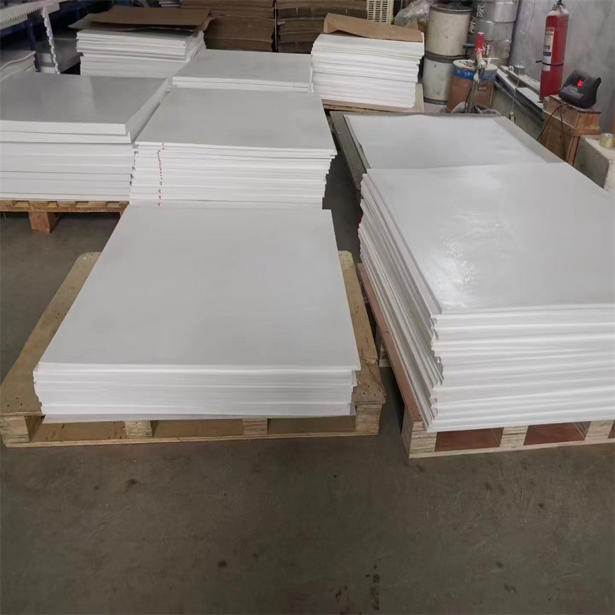 加工批发零切四氟板 白色耐高温PTFE板全新料黑色防静电铁氟龙棒