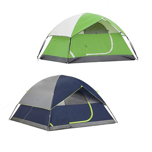Amazon outdoor 6-8 people double camping camping tent sunshade sunscreen beach tent factory wholesale