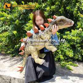 抖音同款恐龙手套手偶动物 可爱剑龙仿真软胶亲子互动儿童玩具