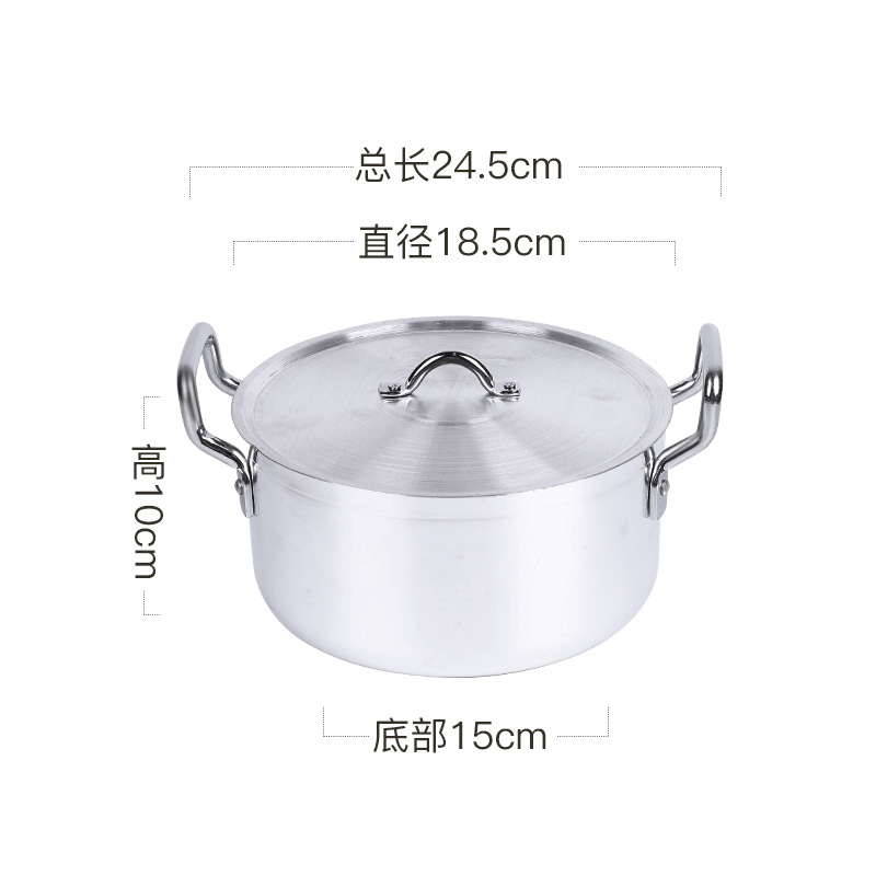 Nuevo moderno simple hogar set de siete piezas set de ollas antiadherente regalo de reunión anual al por mayor caja de regalo