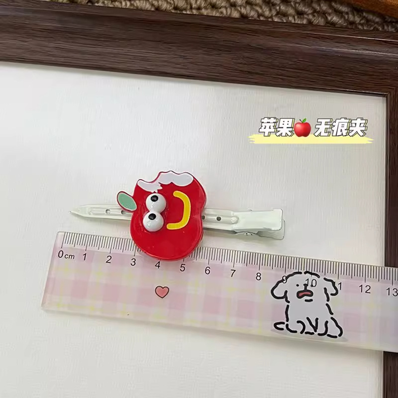 夏季无痕发饰碎发夹不伤发时尚发卡女彩色多巴胺夹子韩系百搭头饰|undefined