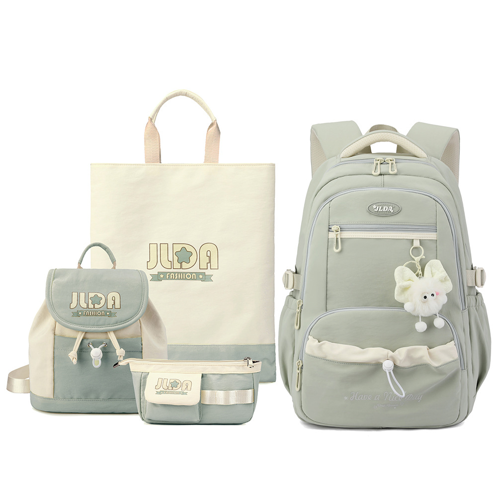 Nueva mochila para estudiantes de secundaria, mochila de viaje de ocio ultraligera para mujer, mochila para estudiantes transfronterizos de gran capacidad para estudiantes universitarios