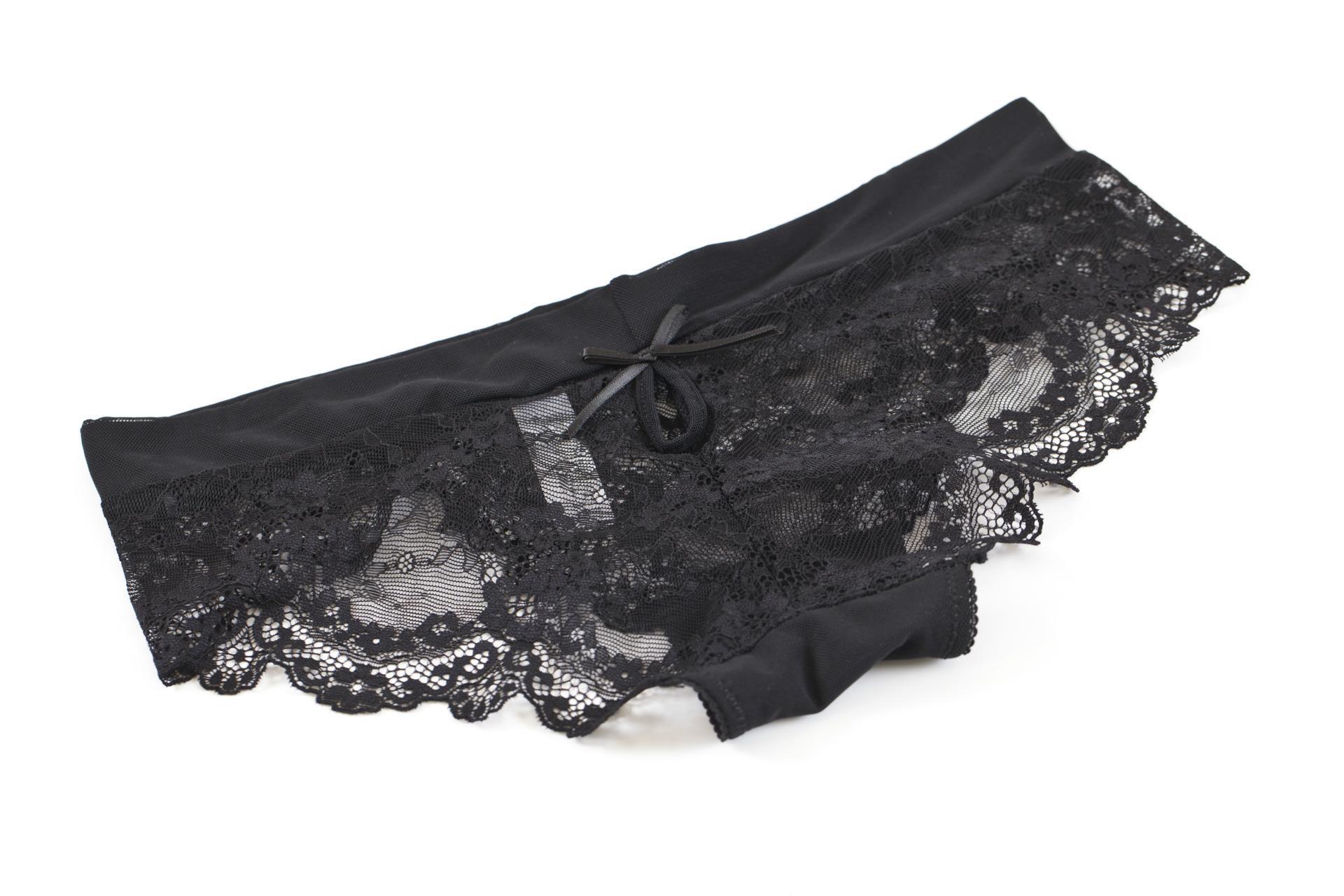 Conjunto de sutiã e calcinha em renda para mulher sexy_voghion.com