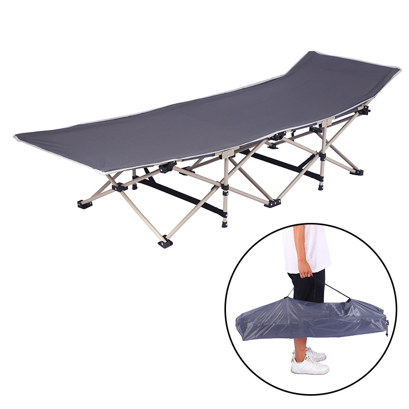 Nueva cama plegable cama individual simple al aire libre portátil para acampar cama de campamento siesta de oficina almuerzo cama al por mayor