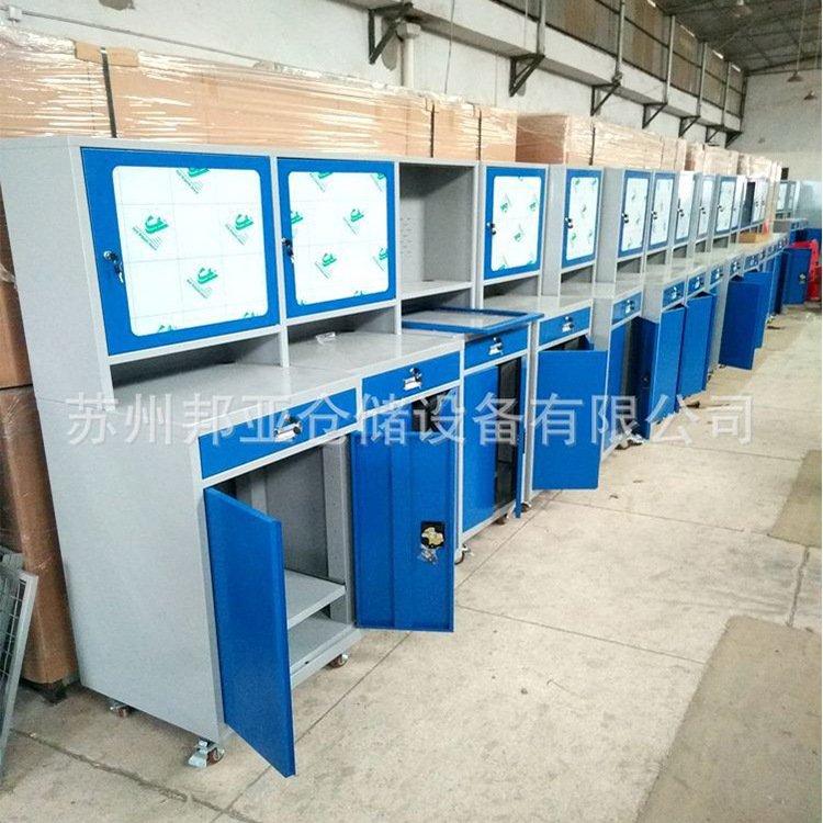 工业车间电脑柜移动主机柜打印机扫描仪柜PC柜微机柜防尘柜