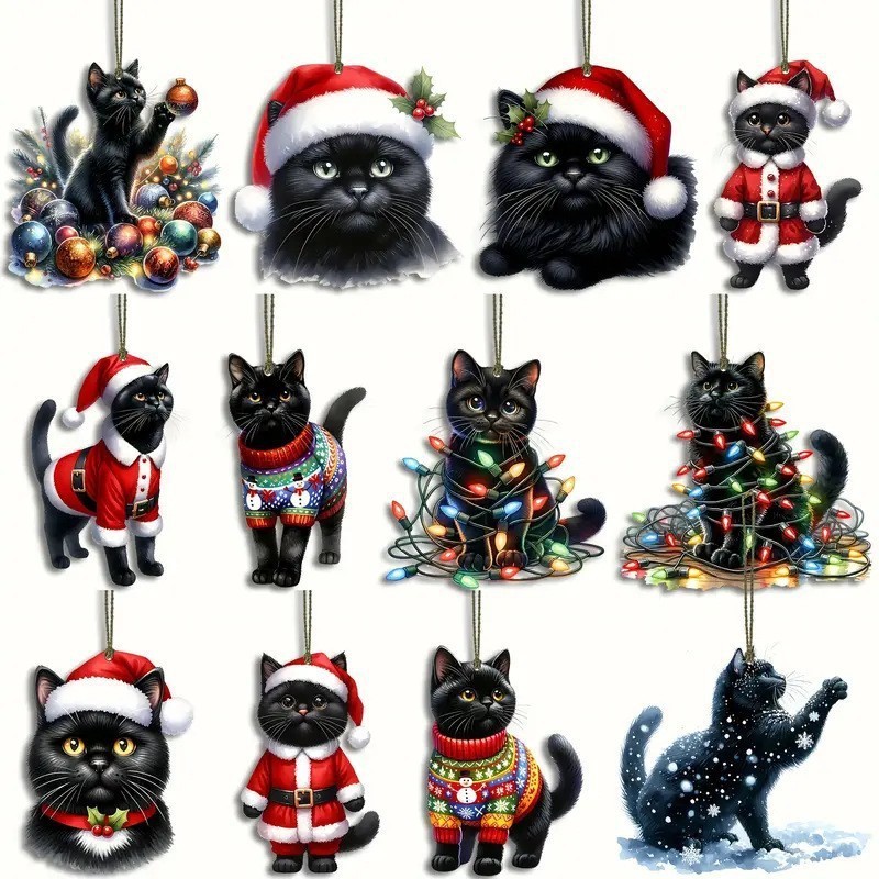 クロスボーダー新しいクリスマスツリーディッカイアント装飾品ディカイアントクリスマス木製吊り下げ装飾品クリスマスパーティーの装飾|undefined