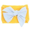 Children's nylon headband for princess, cloth with bow, hairgrip, hair accessory, European style