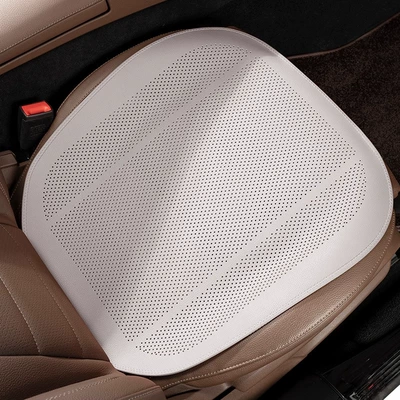 Seat cushion, seat cover – Driver's Seat Cover - off-white-punched-breathable-ultra-thin-flat-surface-single-seat-cushion