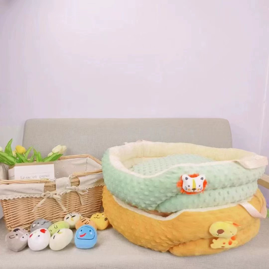 От имени оптовой продажи новой осенне-зимней портативной Гороховой куклы хлопковое гнездо теплое кошачье Питомник собак Four Seasons Universal круглое гнездо производителей