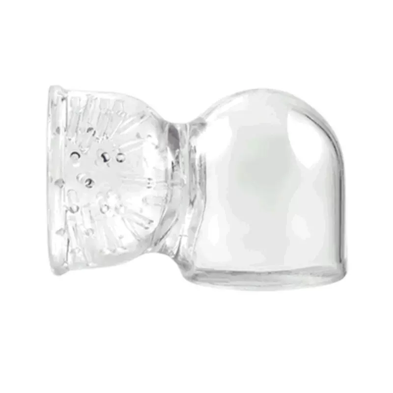 大AV棒震动棒头套 TPR阴茎套 男用按摩训练 自慰头套配件工厂批发