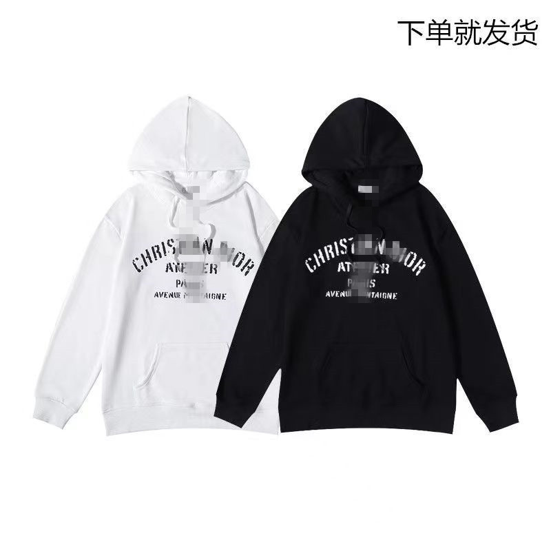 New DI DI All-over Printed OR Velcro Long-sleeved Sweatshirt Popular ins Loose Austrian Top Trendy Brand Jacket