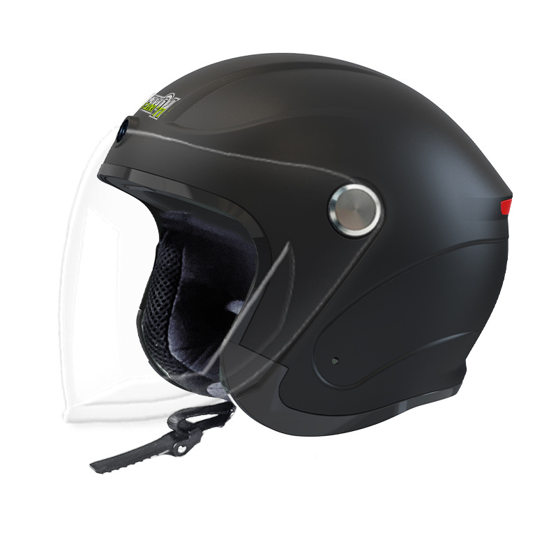 Motuoche – Motosiklet kaskı (dəbilqə) riding with dash cam - black-xl