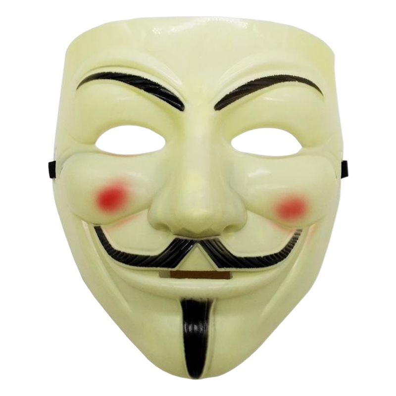 Cross-border especial popular Halloween horror tema V Vendetta máscara V monstruo en forma de V mascarada