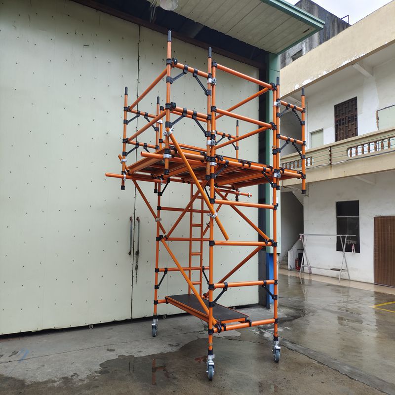 玻璃纤维隧道施工架 绝缘脚手架  轨道架 搭拆快速 可悬飘 可移动