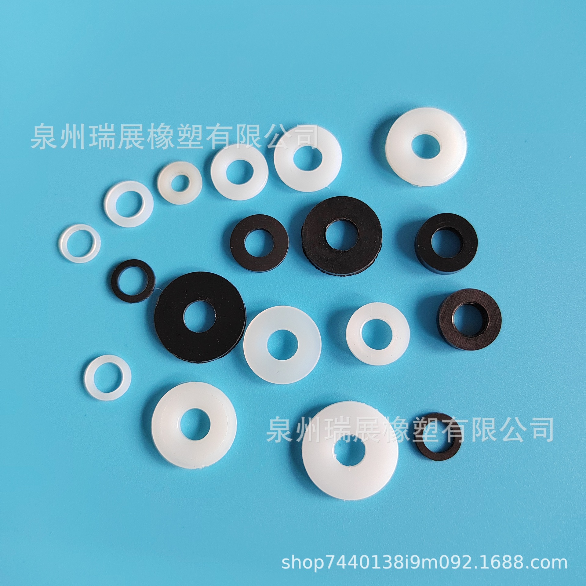 尼龙垫片加大加厚塑料塑胶垫圈螺丝紧固尼龙平垫圆形绝缘华司介子