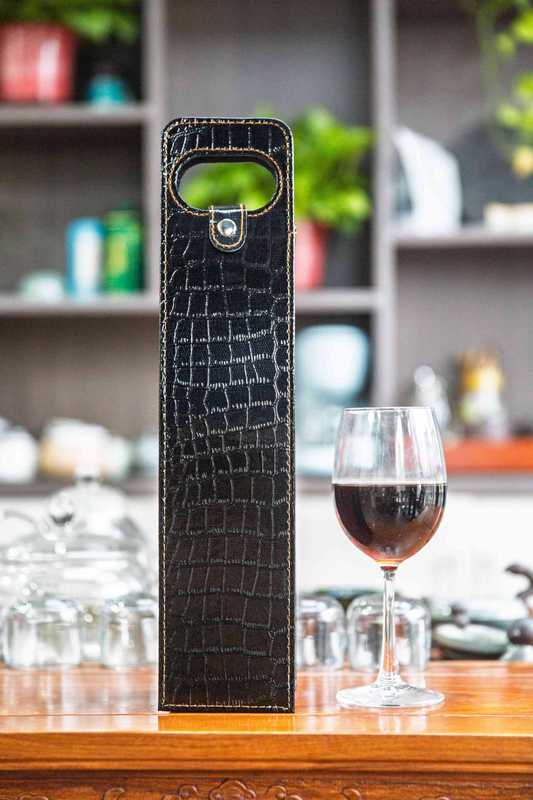 メーカー卸売 赤ワインボックス シングルボトル用ワインギフトボックス 世界地図ワインボックス ワイン空箱 PUレザー素材|undefined