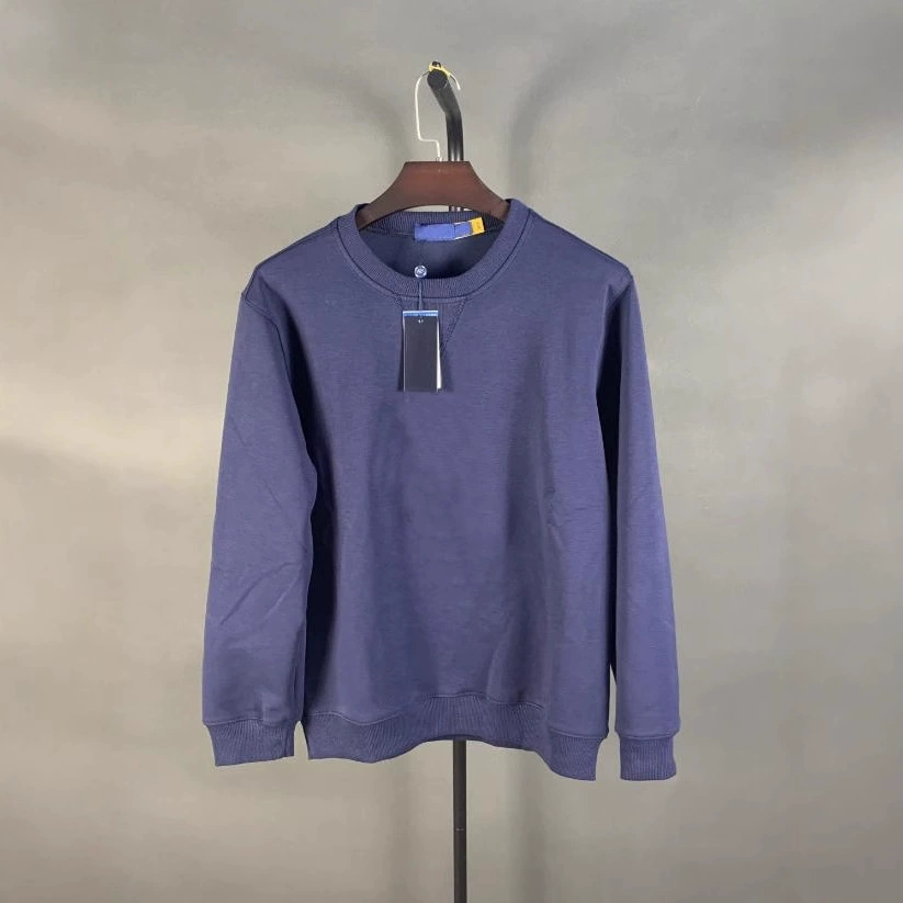 (Реальная стрельба) RL Ravochao тонкий хлопковый свитер с круглым вырезом с вышивкой свитер осенняя и зимняя футболка с длинными рукавами