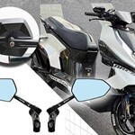 摩托车电动车改装CNC铝合金巴风特万向镜后视镜镜座款通用反光镜