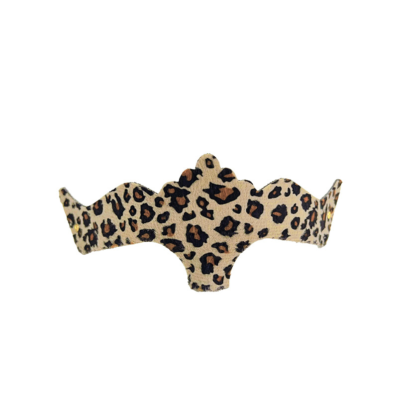 Nueva máscara de gato con leopardo para usar gafas máscara de mitad de cara especial máscara de maquillaje de fiesta máscara de gato con leopardo