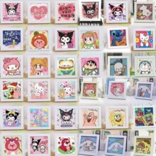 儿童钻石画手工diy钻石粘贴画卡通益智学生带框厂家直销批发玩具