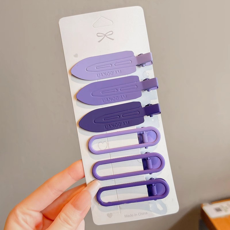 Pin de cabello sin marcas para mujeres 2025 nuevo frente lateral pecado clips maquillaje pin de cabello clip de boca de pato tocado