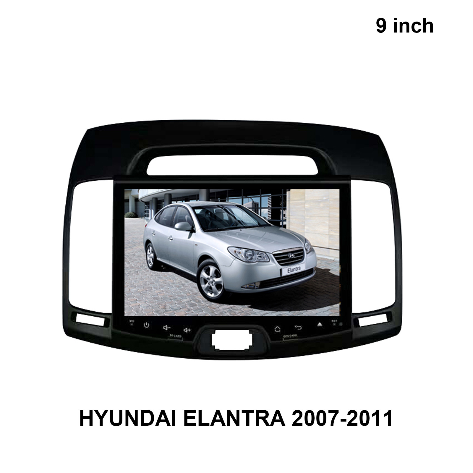 9inch Horizontal Screen Large Screen Yuetong 2007-2011 Car Audio and Video Intelligent Navigator Car GPS Android Navigation