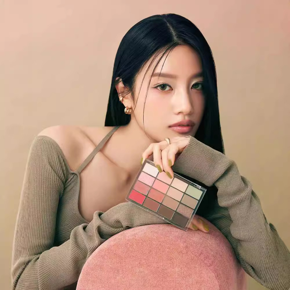 Me encanta la paleta de sombras de ojos de 16 colores, el gusano de seda perlado mate, ilumina el maquillaje diario de color tierra de baja saturación, barato