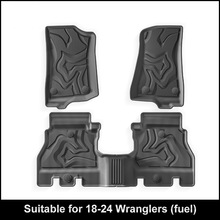 适用于18-24款吉普Wrangler牧马人汽车脚垫全环保TPE脚垫后备箱垫