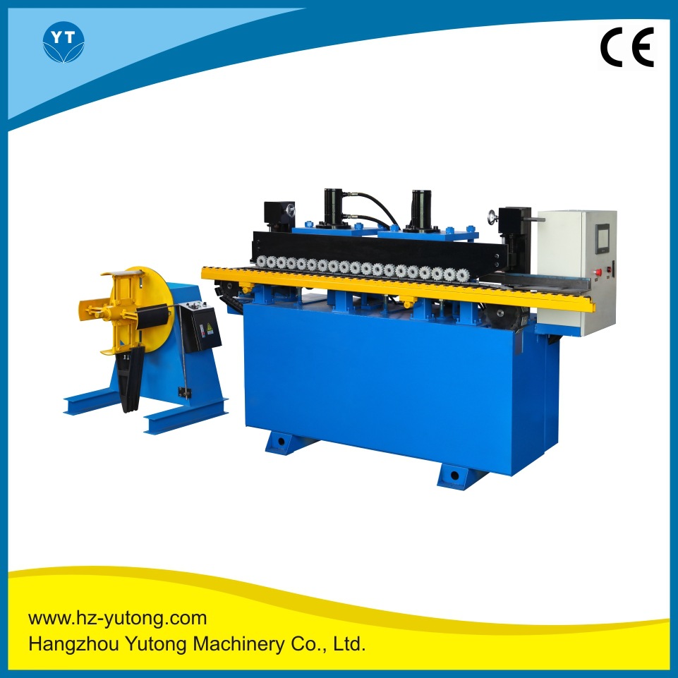 木箱镀锌钢带包边机生产线设备锁扣机