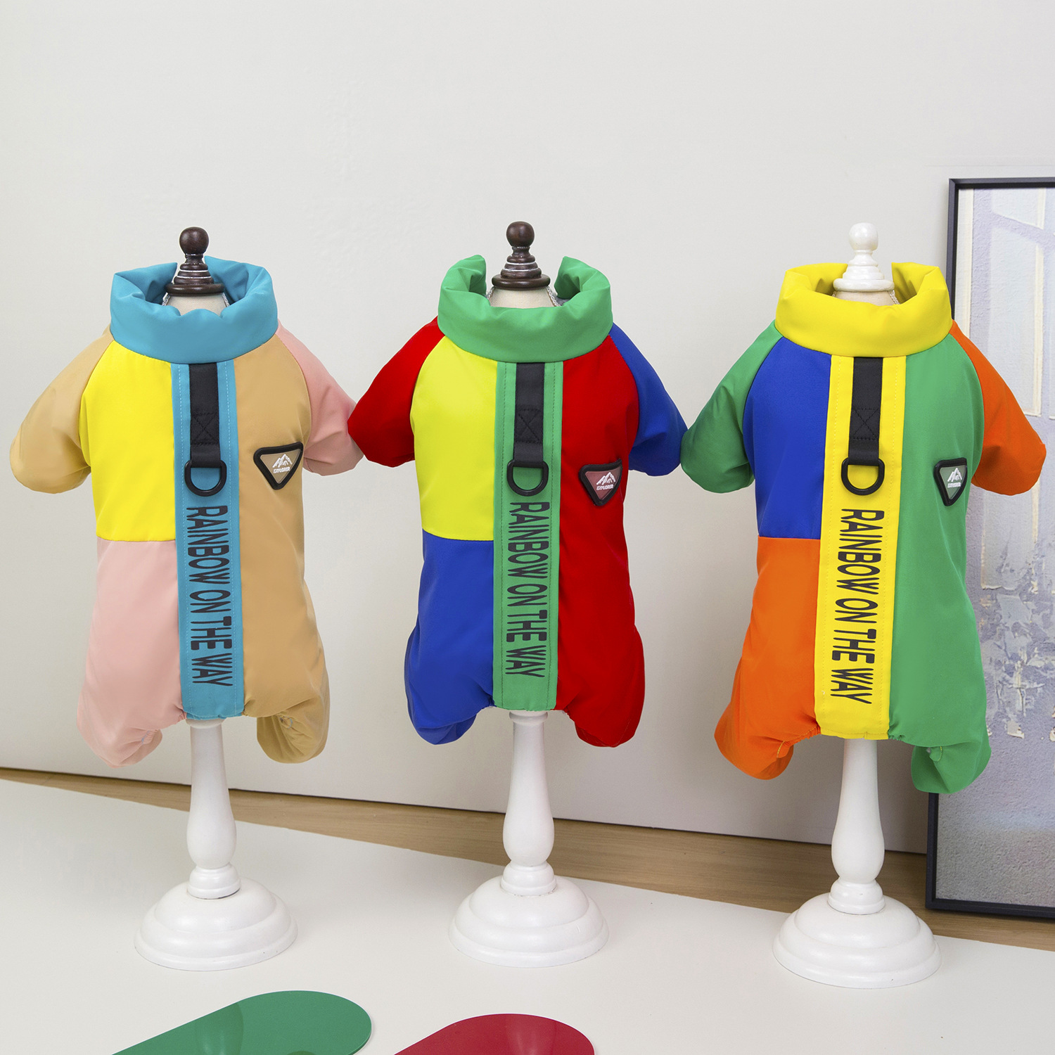 Pet Dog Winter Warm Thickened Four-leg Cotton-padded Clothes